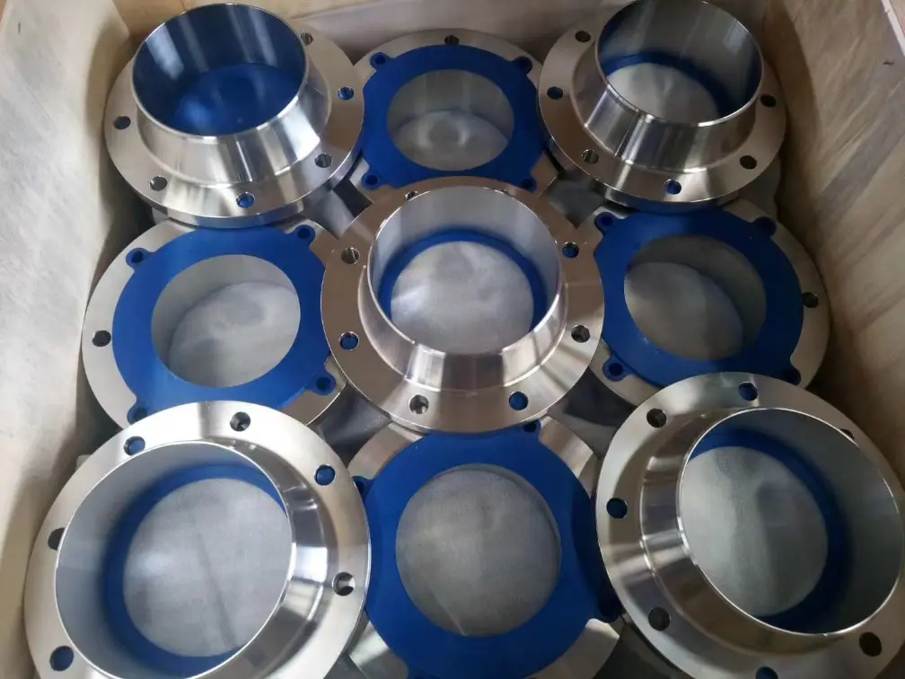 pacote de flange com pescoço de solda